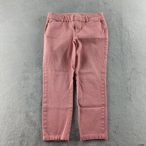 Old Navy Womens 8 Pink Pixie Ankle Slim Fit Stretch Pull On Pants